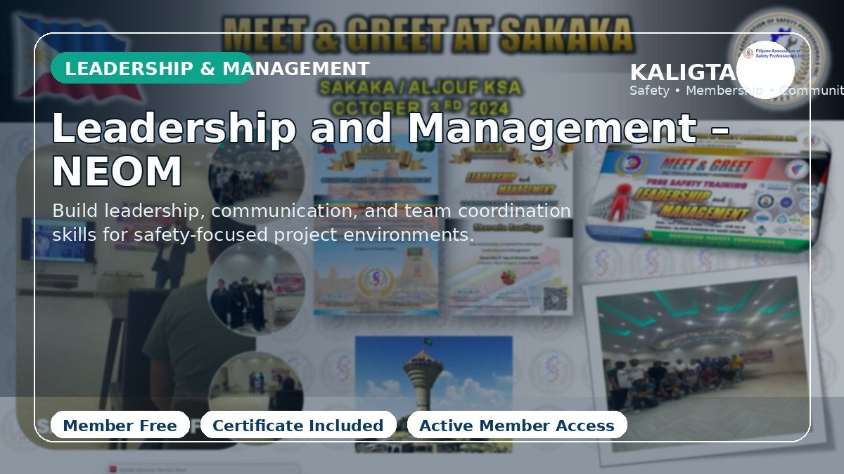 Leadership and Management – NEOM