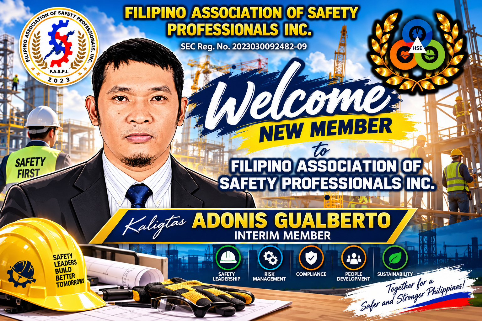 Kaligtas ADONIS GUALBERTO